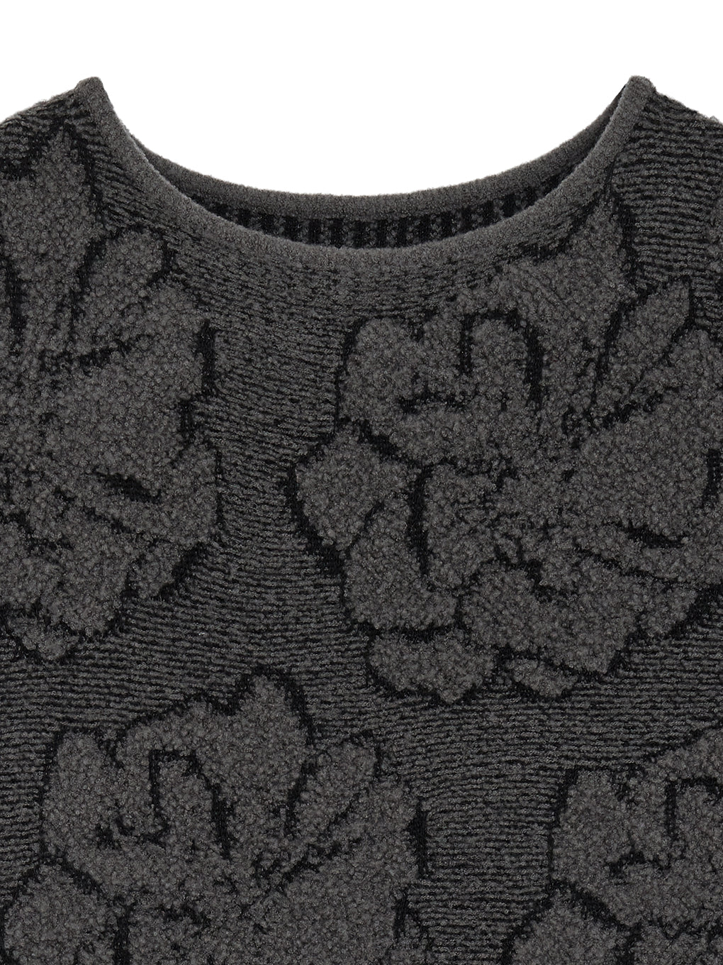 LOOP BLOOM GLOW JACQUARD KNIT DRESS