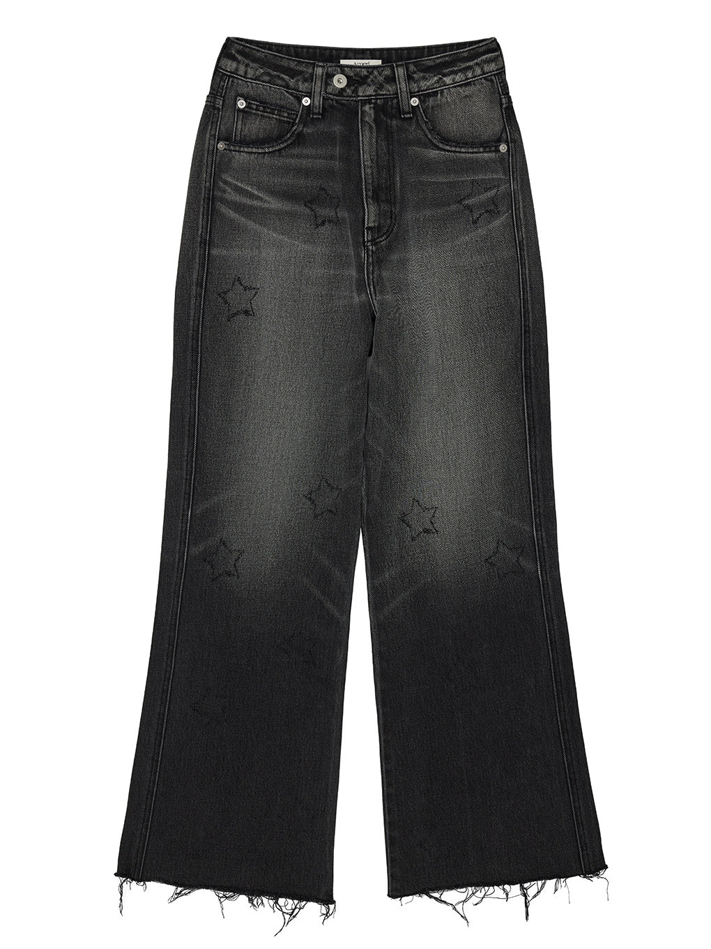 STAR LASER DESIGN DENIM PANTS