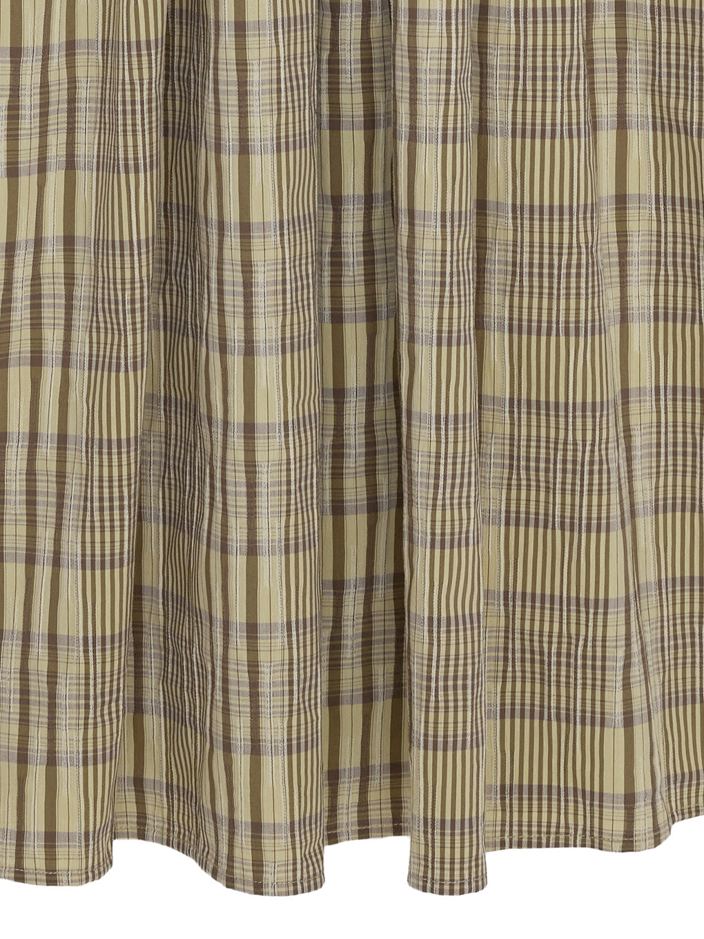 BALLOON SLEEVE CHECK DRESS