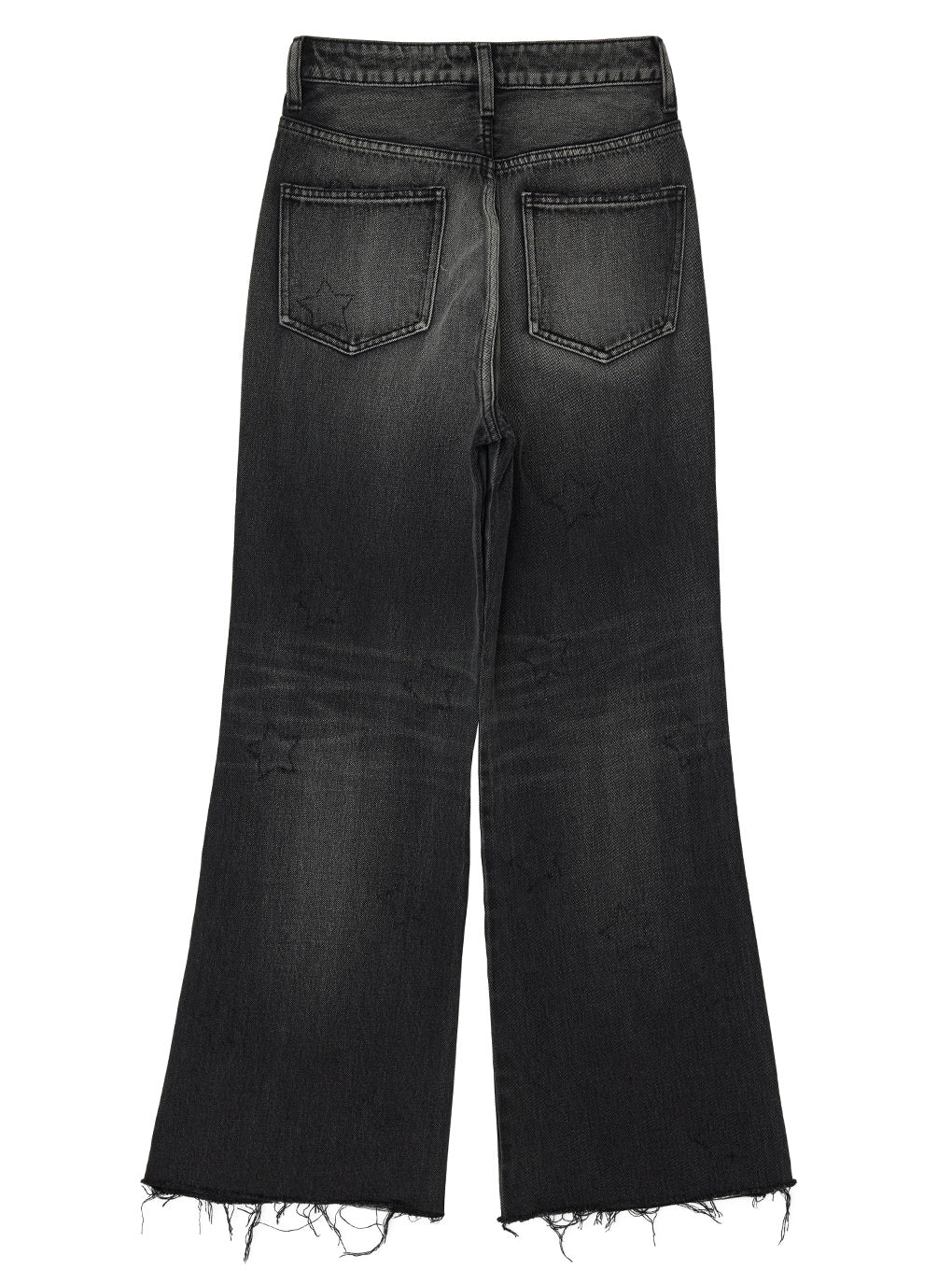 STAR LASER DESIGN DENIM PANTS