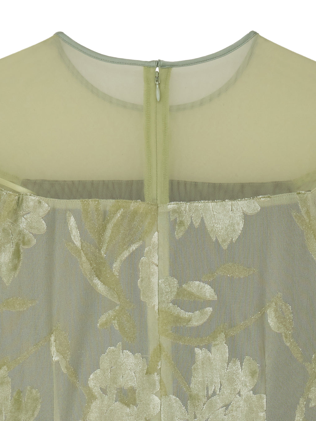 SHEER JACQUARD A LINE DRESS