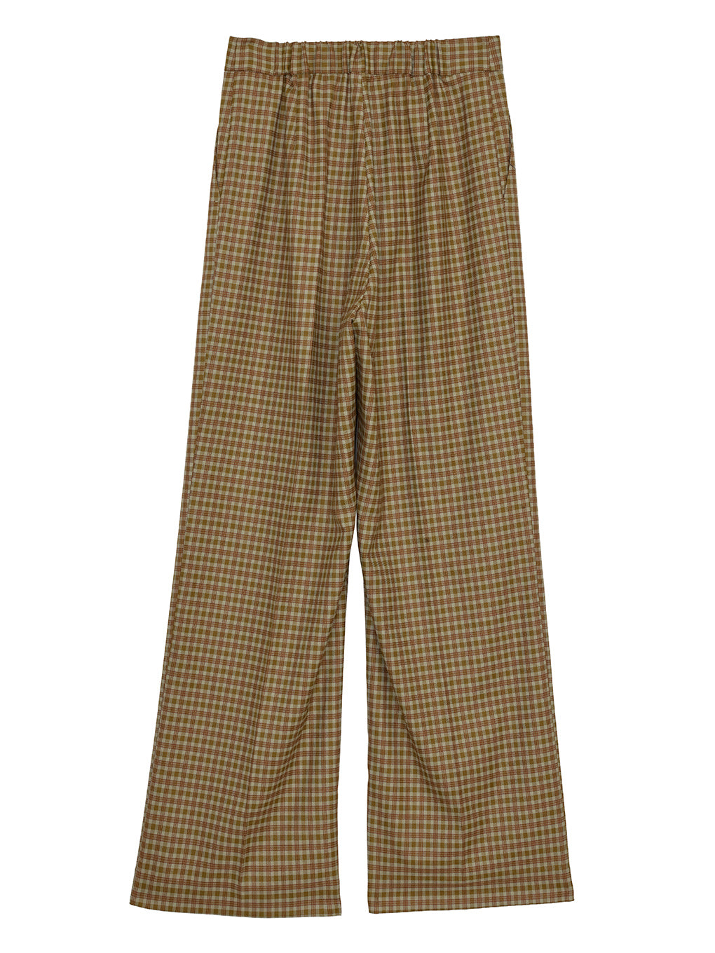 SATIN LACE LAYERED PANTS