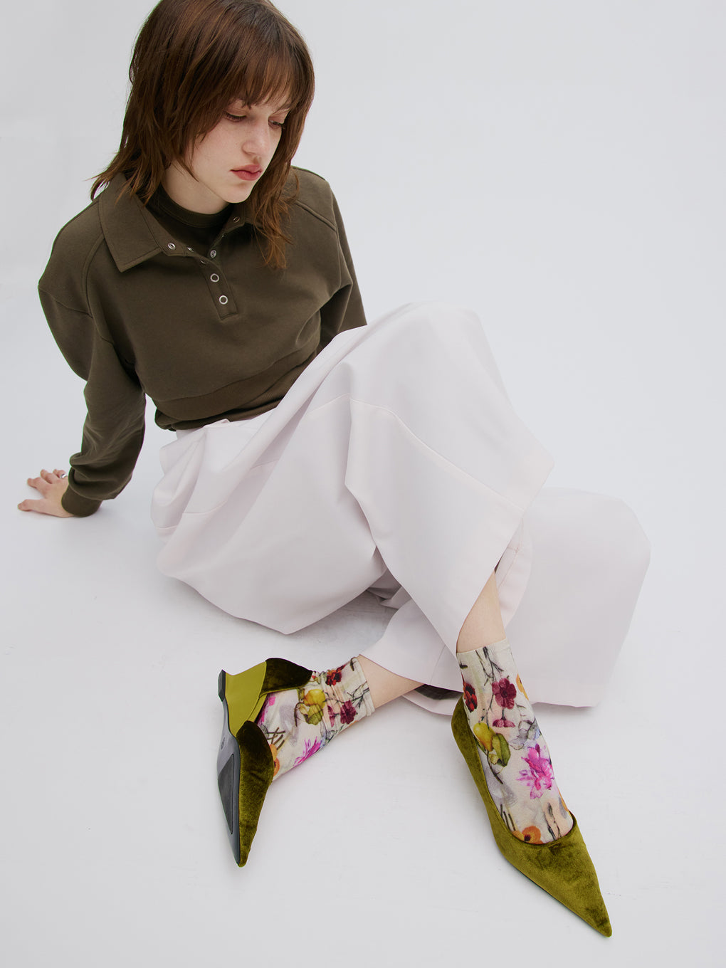 Tabio × Ameri GRACE PRINT SOCKS