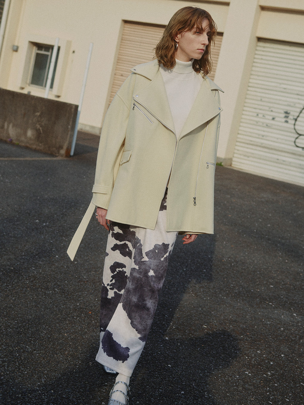 WOOL RIDERS COAT