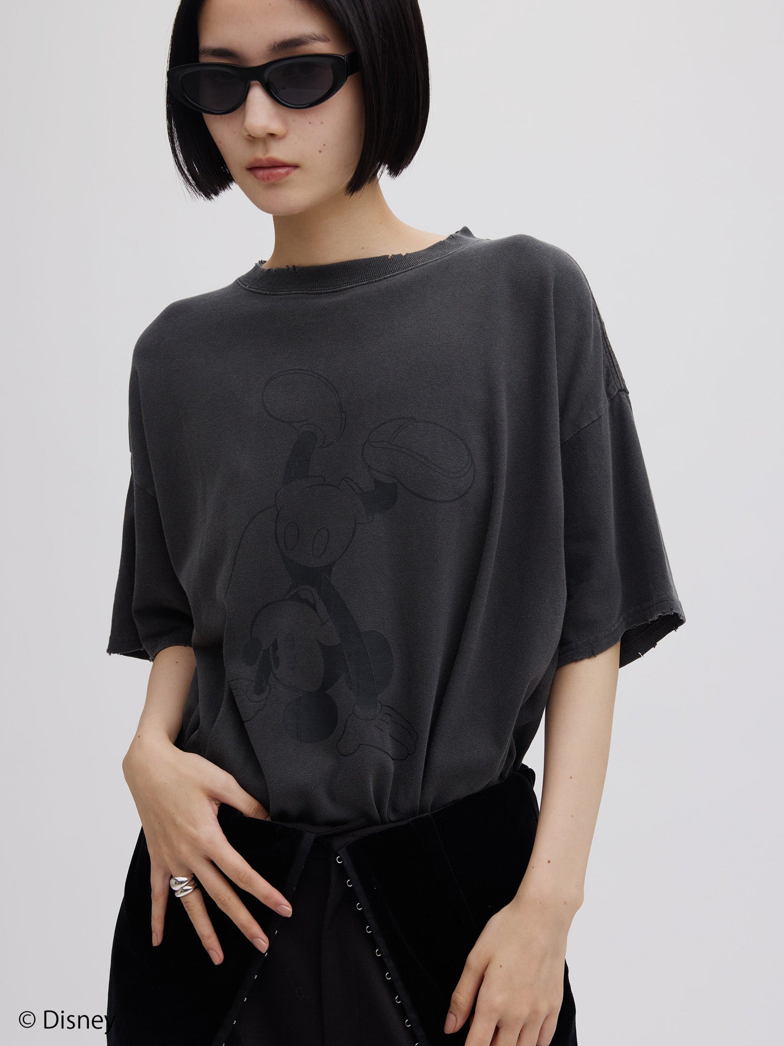 MICKEY AND MINNIE DESIGN BIG TEE