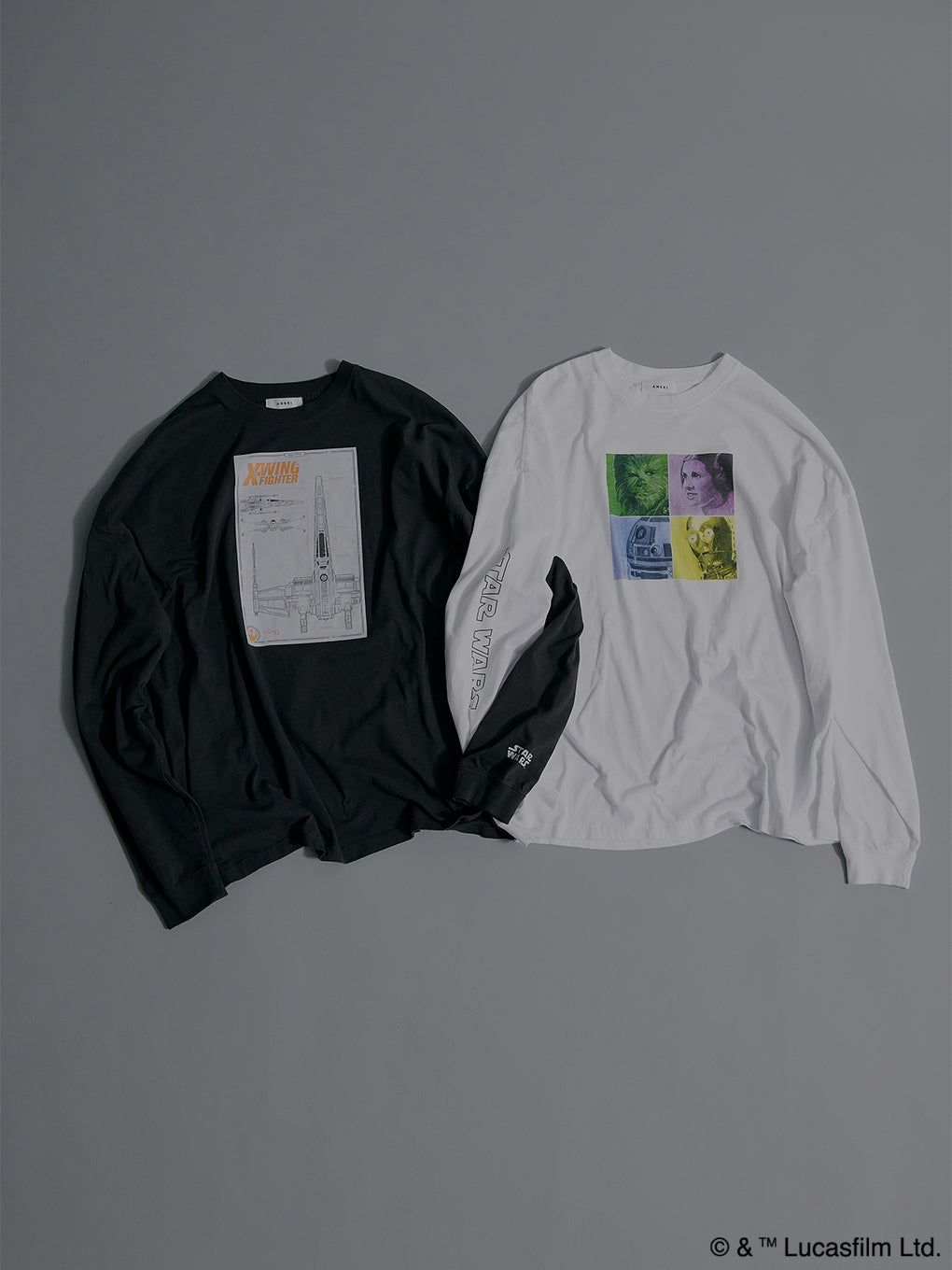 STAR WARS / WHITE LS TEE