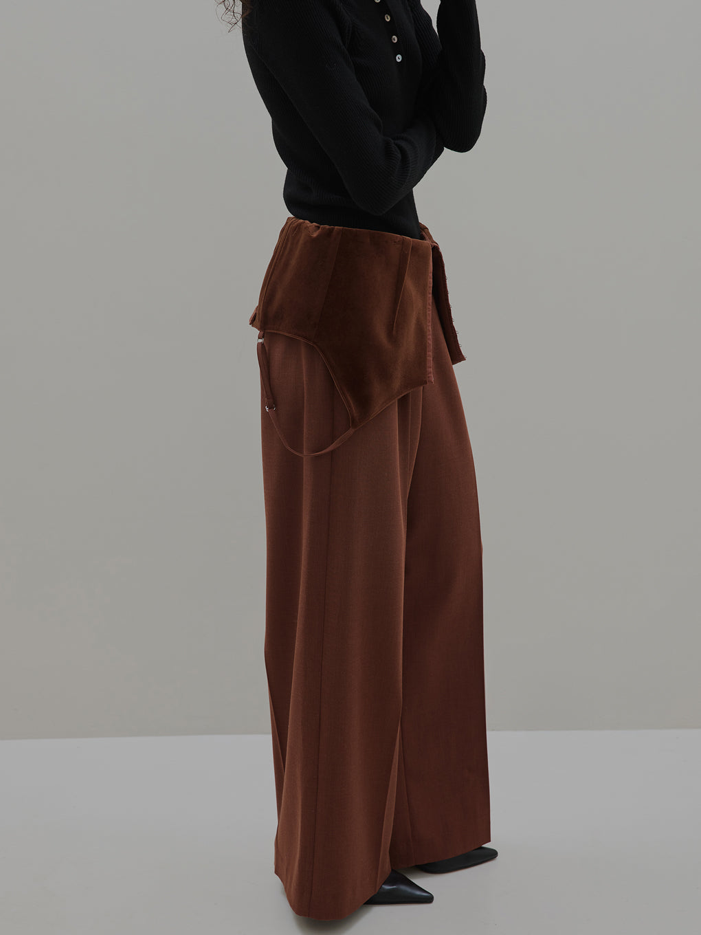 2WAY HOOK ARRANGE SALOPETTE PANTS