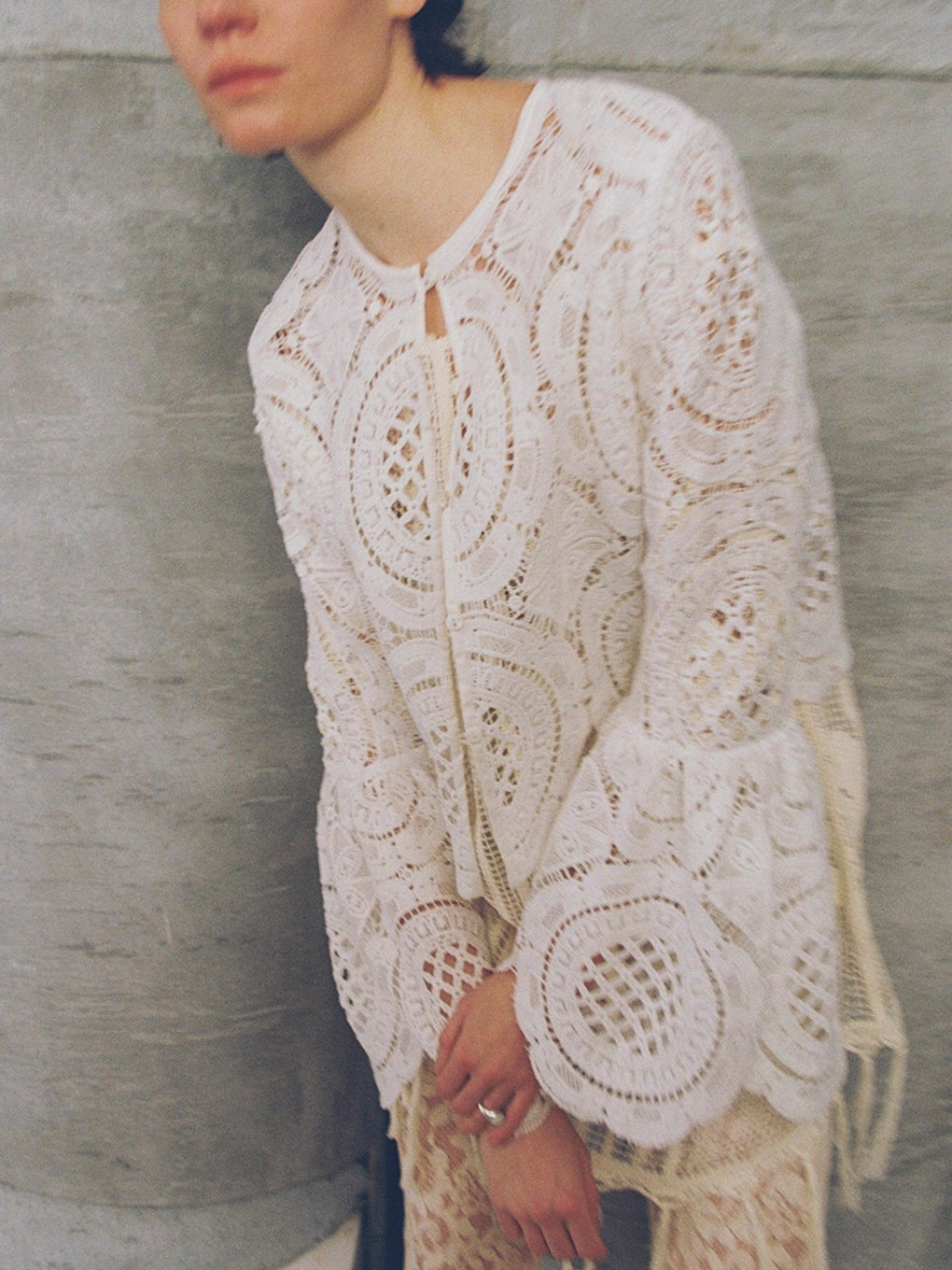 MEDI INDIAN 2WAY BIG LACE TOPS