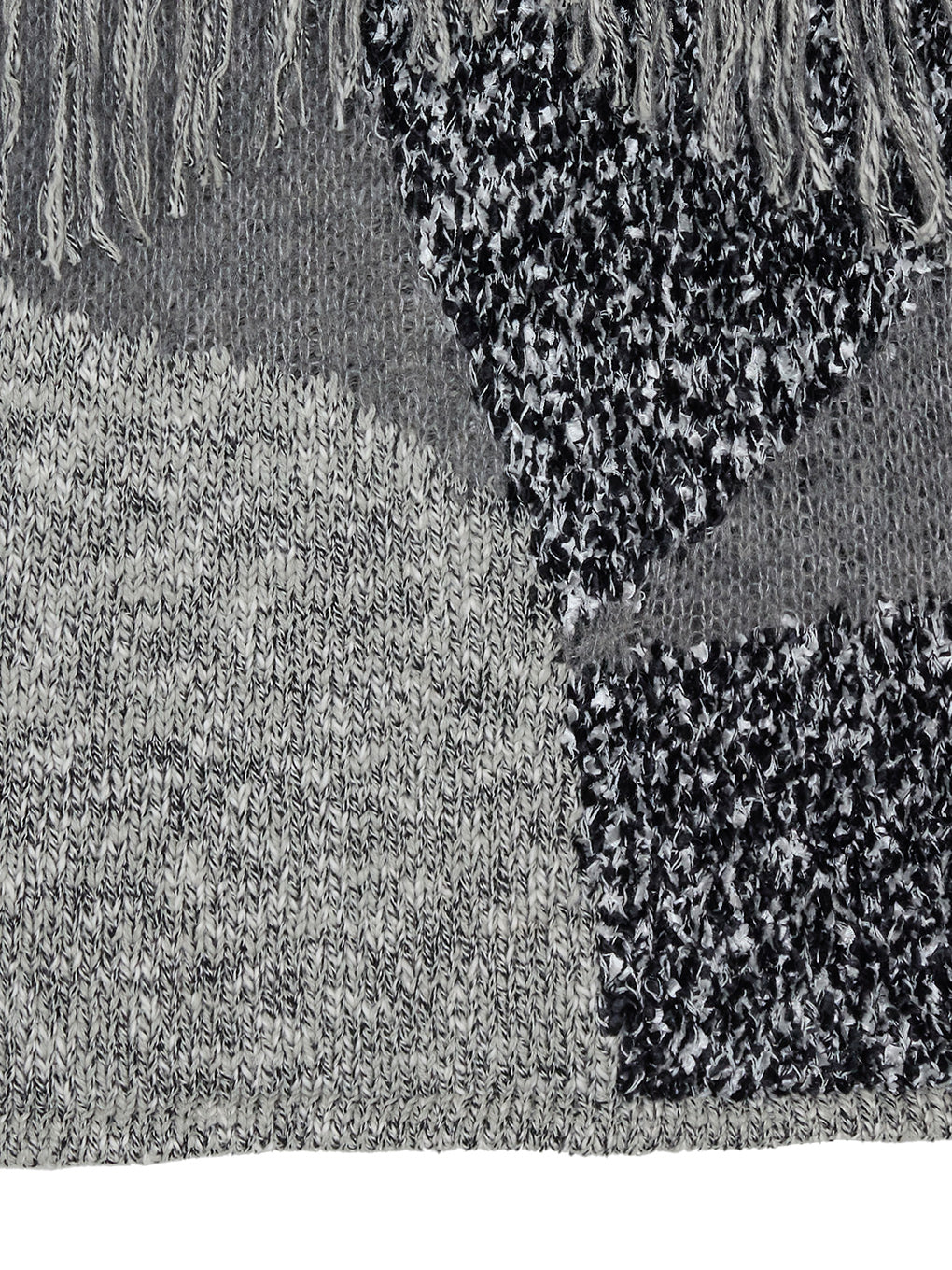 DOCKING PATTERN FRINGE KNIT