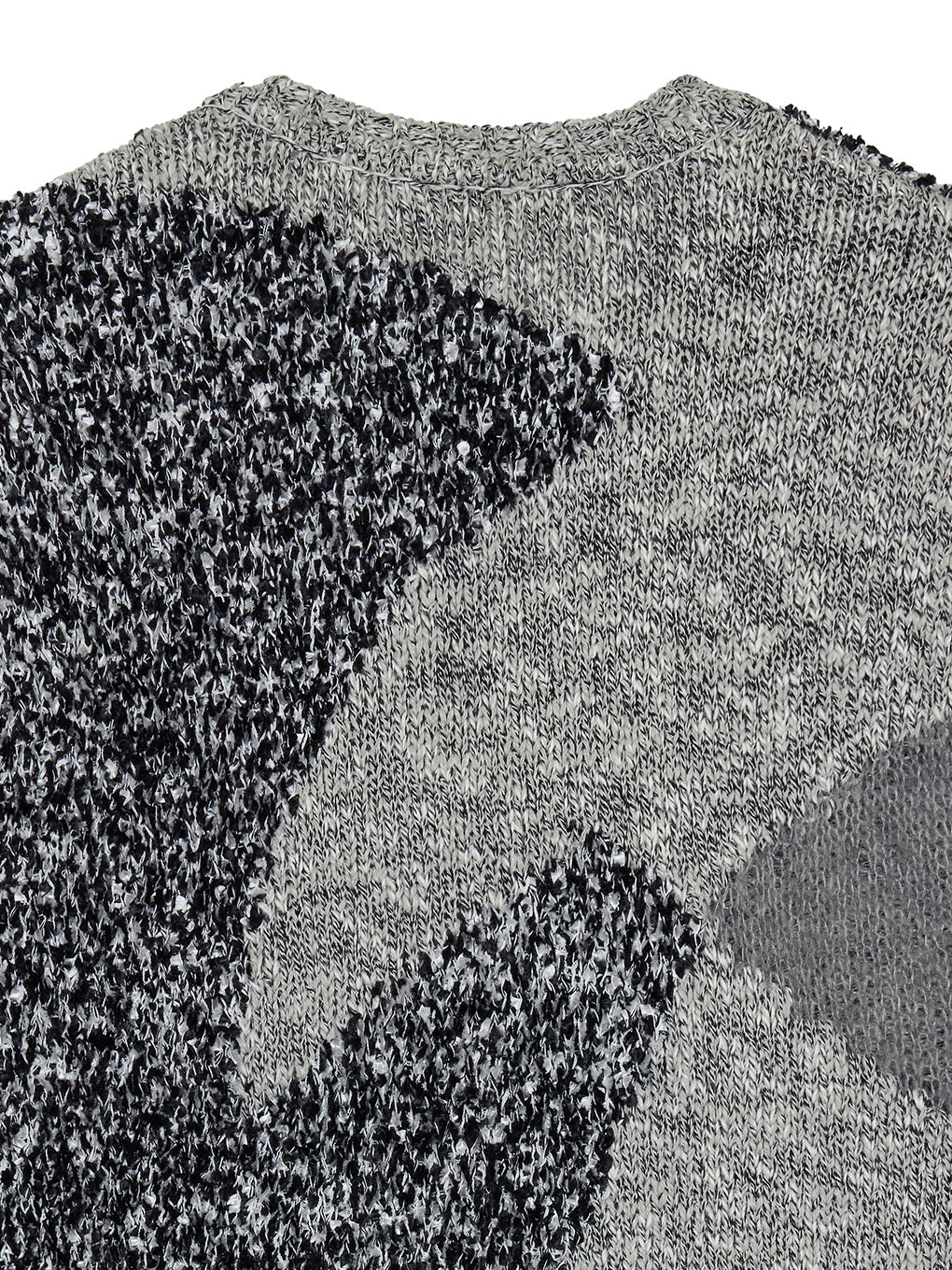 DOCKING PATTERN FRINGE KNIT