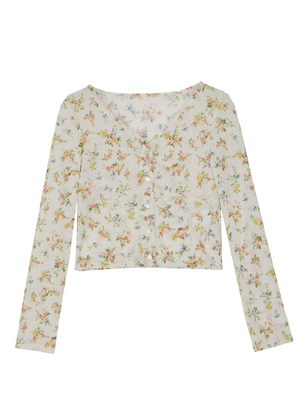 SHEER RIB CARDIGAN WITH STRAIGHT DRESS