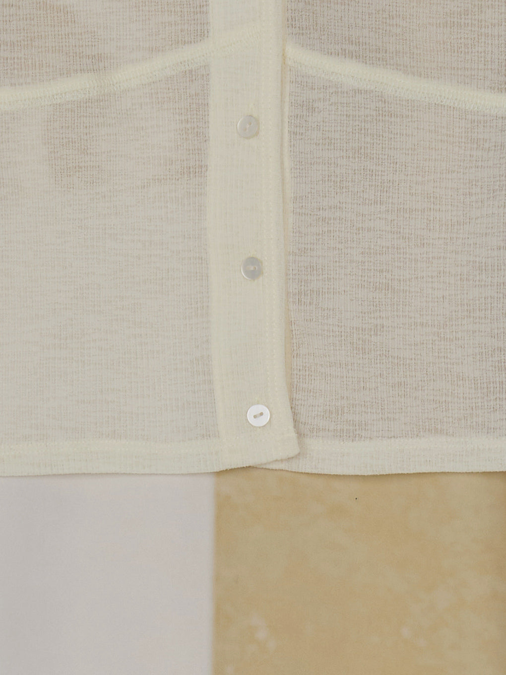 SHEER RIB CARDIGAN WITH STRAIGHT DRESS