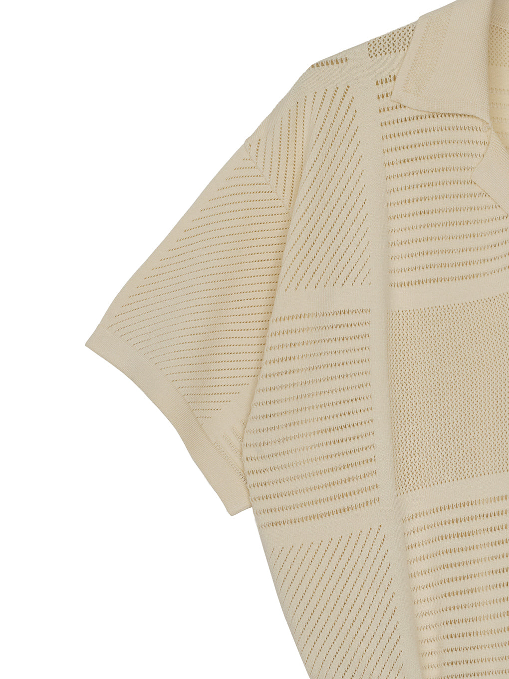 MEDI MESH PATCHWORK KNIT ROMPERS
