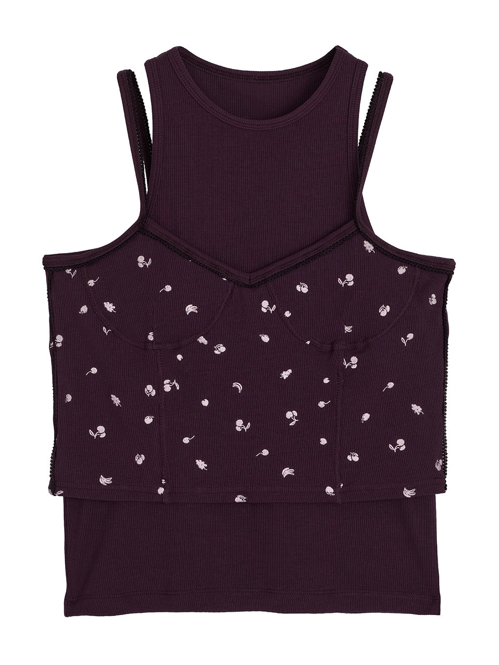 MEDI FRUIT DOT LAYERED TOP