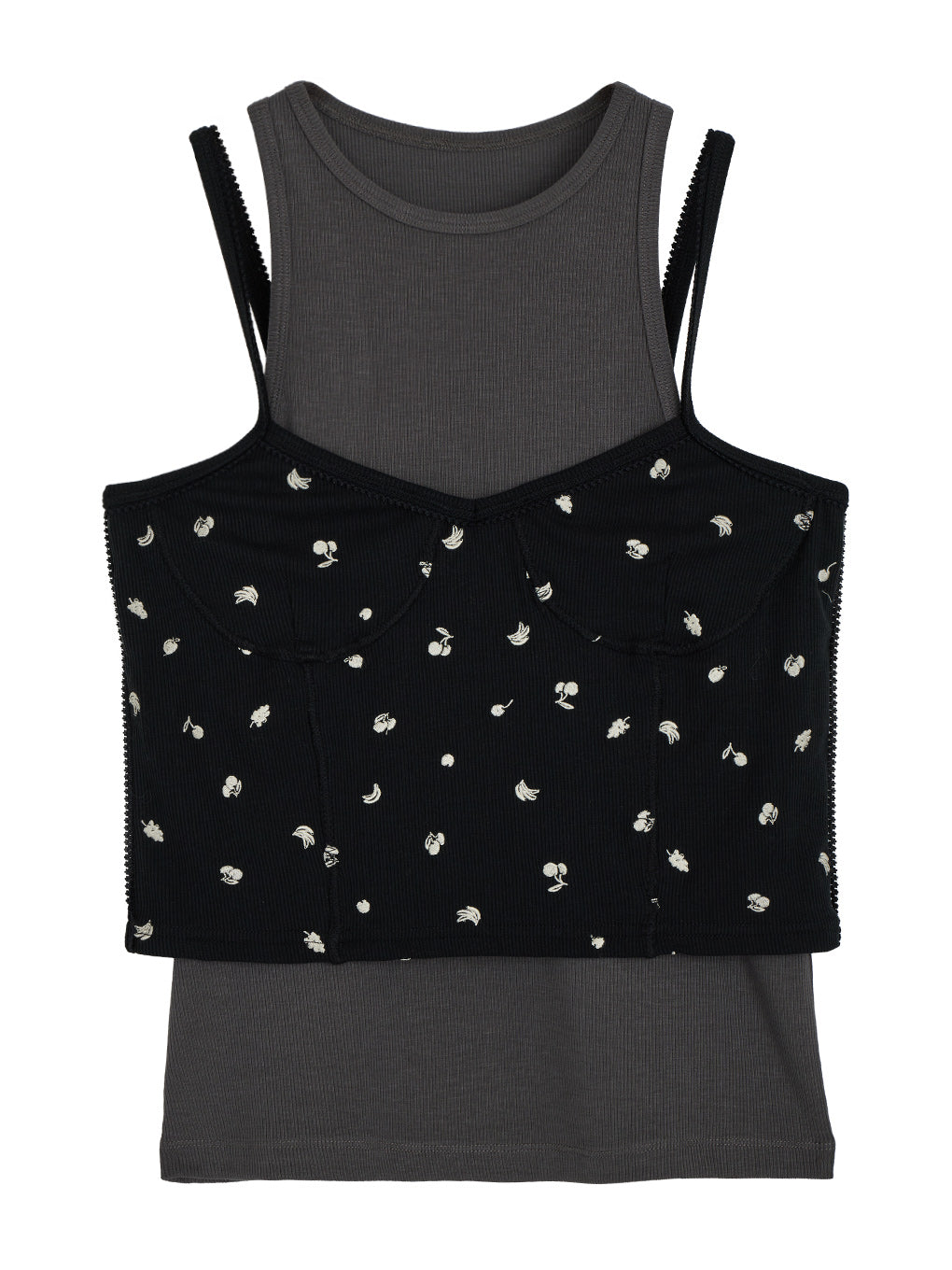 MEDI FRUIT DOT LAYERED TOP