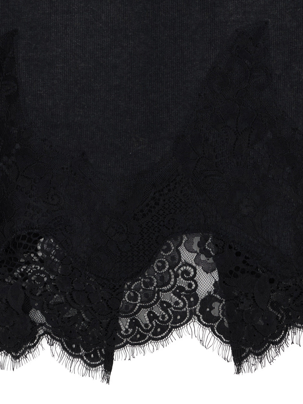 CHEMICAL OVERDYE LACE SWEAT SKIRT