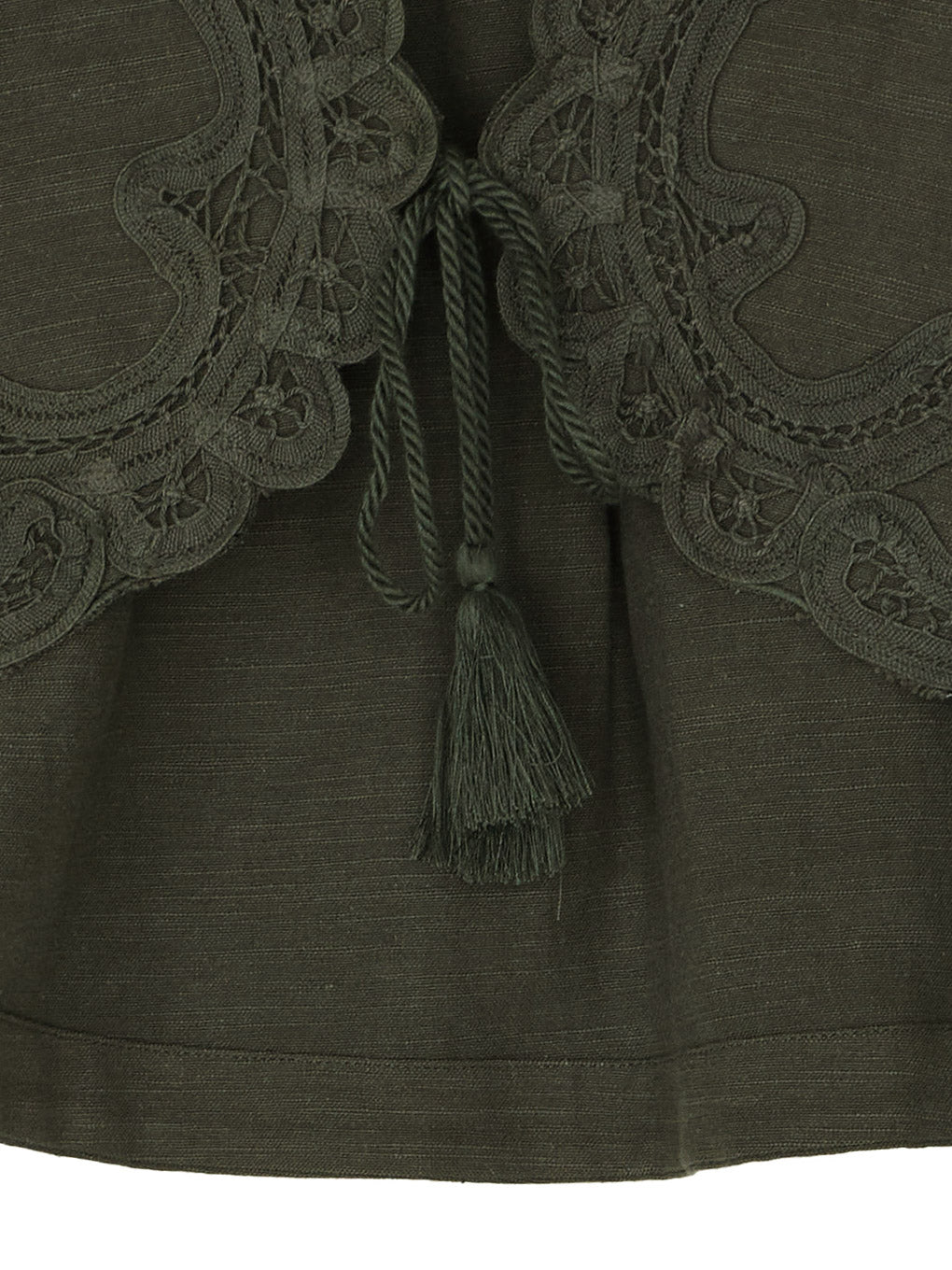 MEDI BATTEN LACE BOLERO BLOUSE