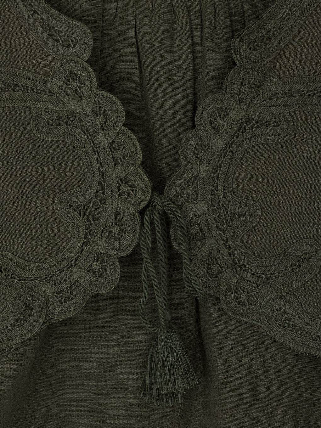MEDI BATTEN LACE BOLERO BLOUSE
