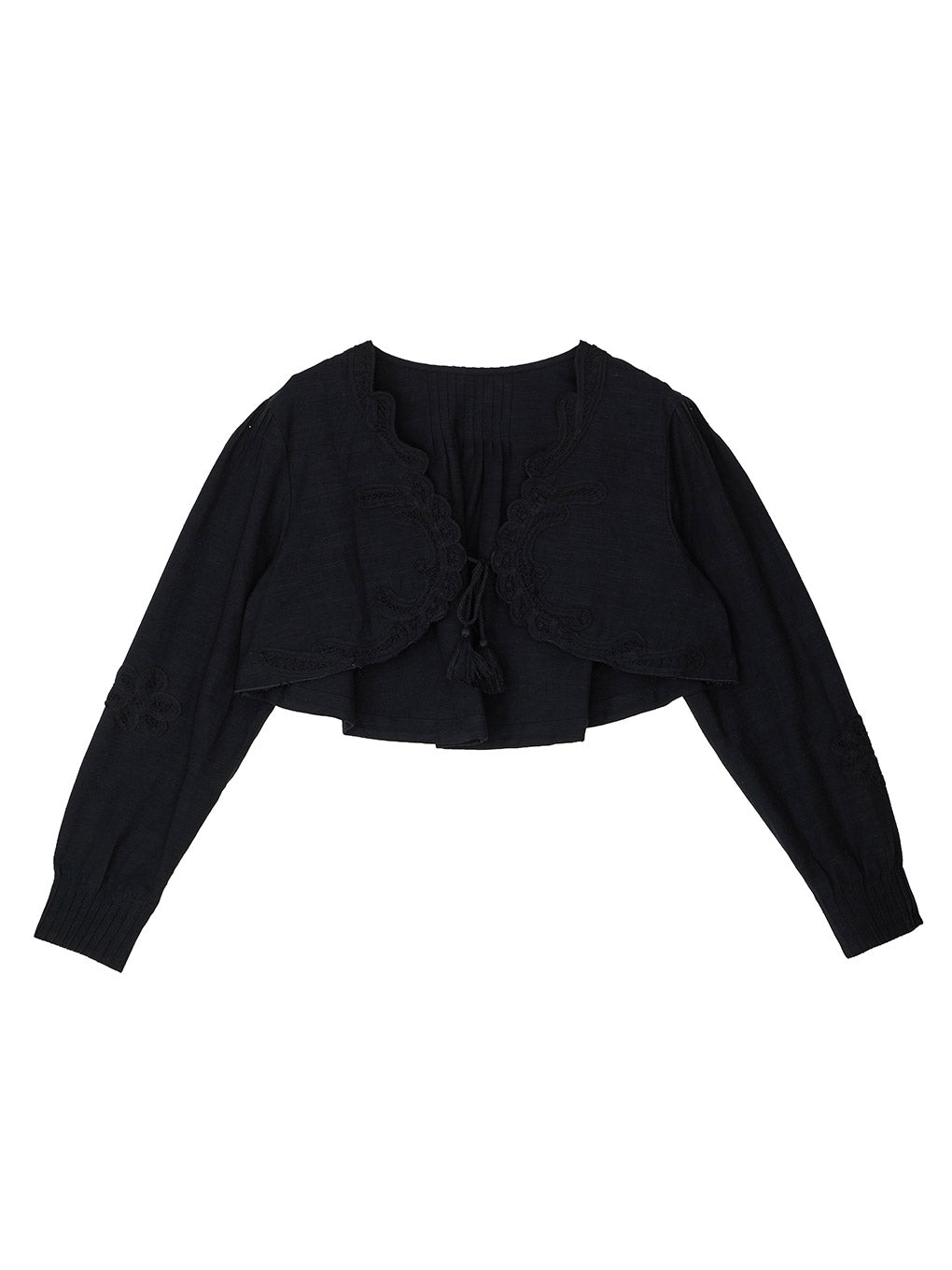 MEDI BATTEN LACE BOLERO BLOUSE