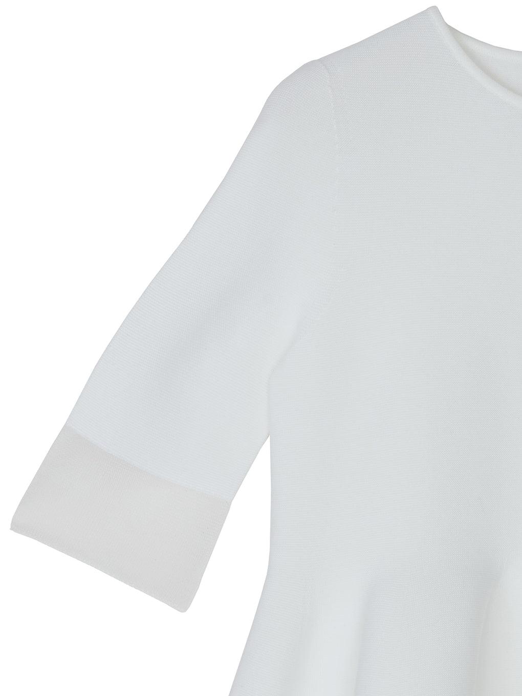 MEDI WHOLEGARMENT PEPLUM KNIT TOP