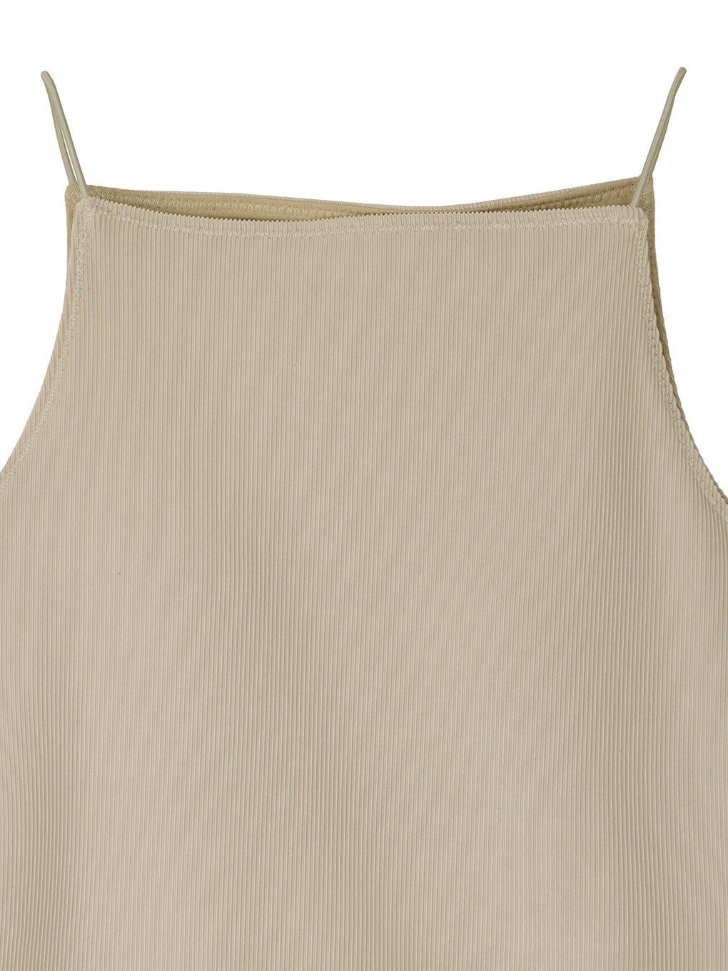 MEDI GLOSS RIB BACK SLIT CAMISOLE