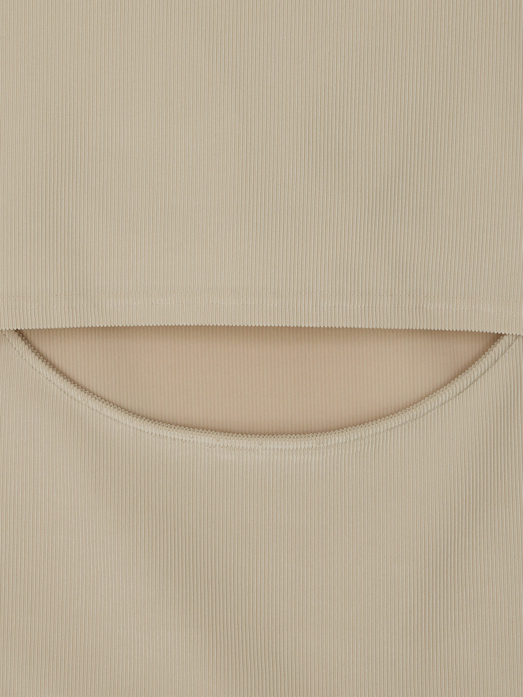 MEDI GLOSS RIB BACK SLIT CAMISOLE
