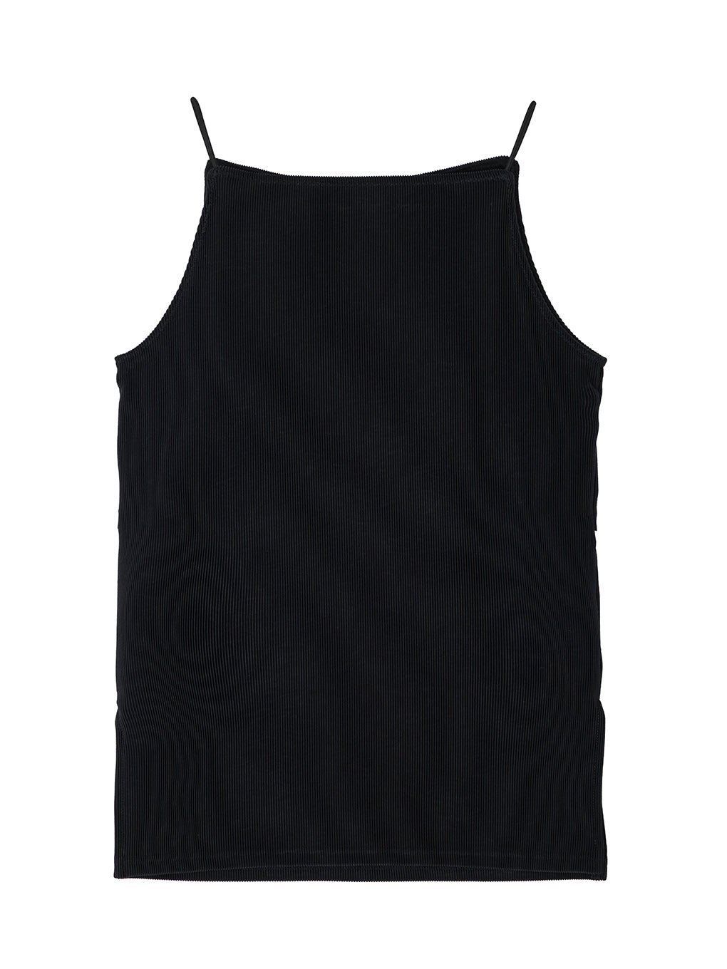 MEDI GLOSS RIB BACK SLIT CAMISOLE
