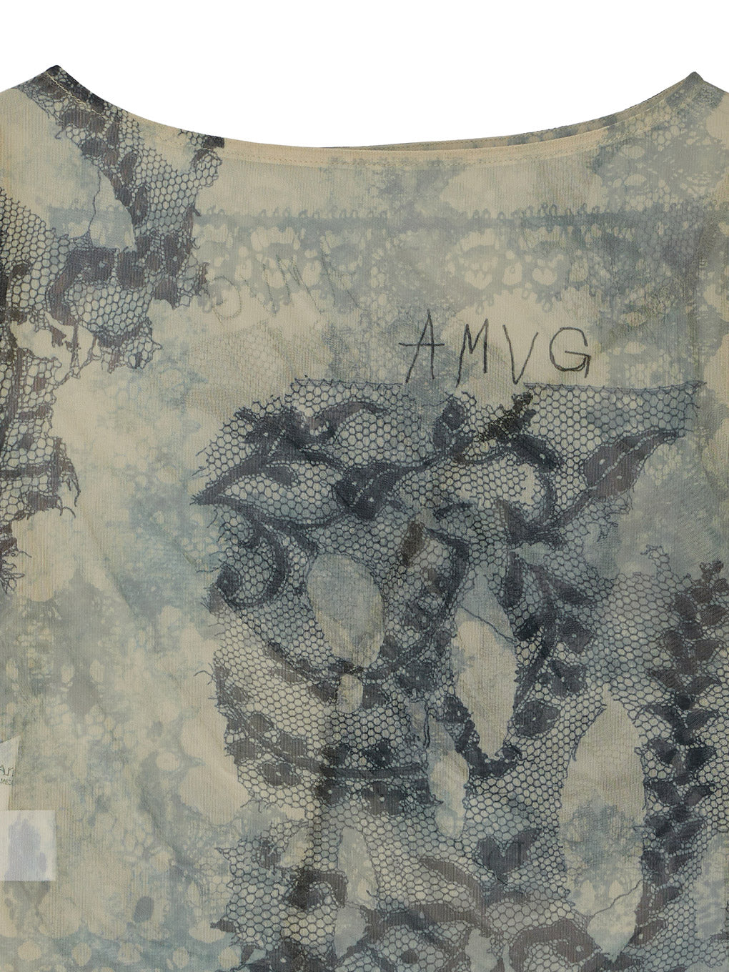 MEDI 2WAY TROMPE L'OEIL LACE PRINT SKIN TOP