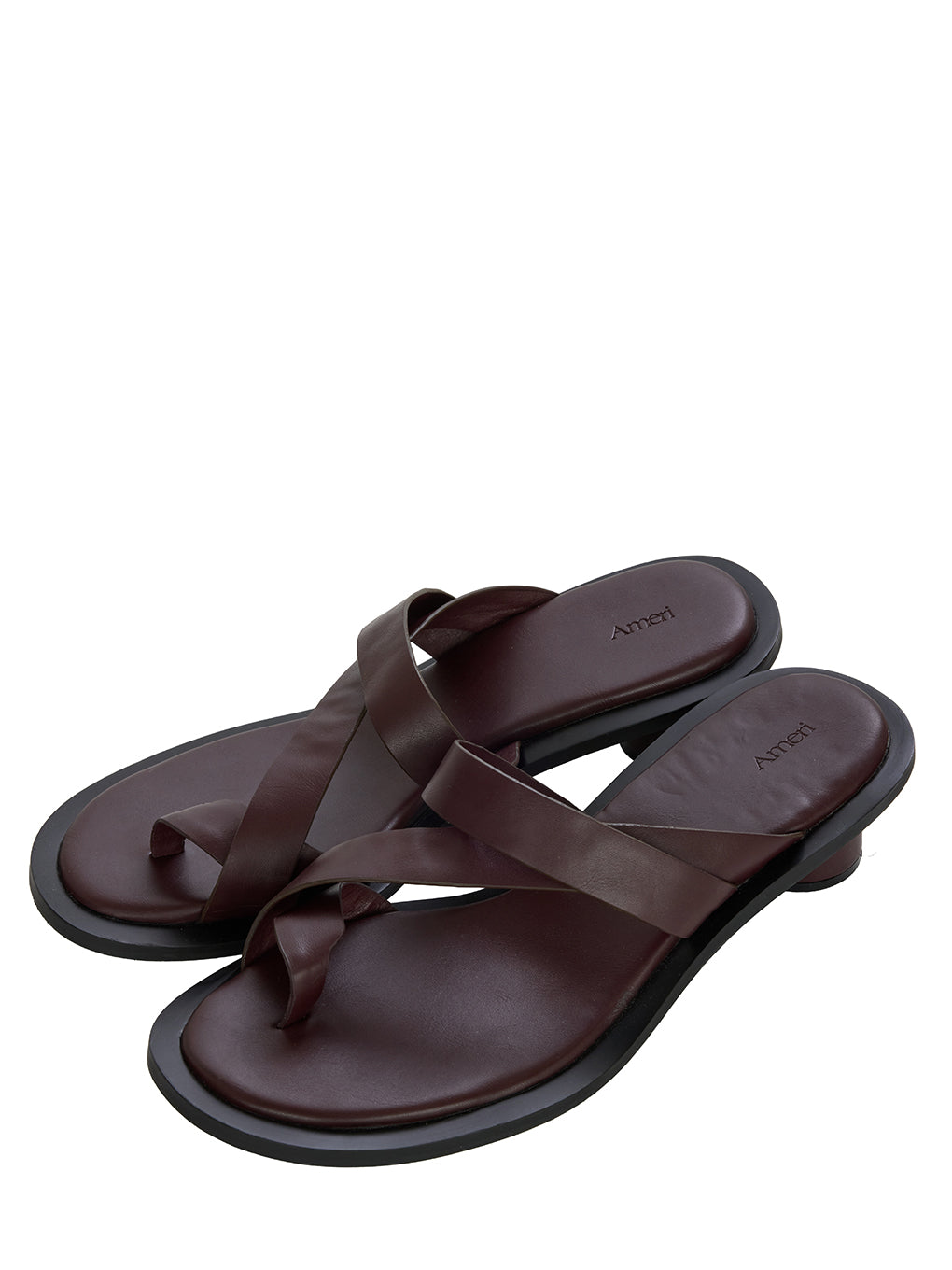MEDI CROSS STRAP THONG SANDALS