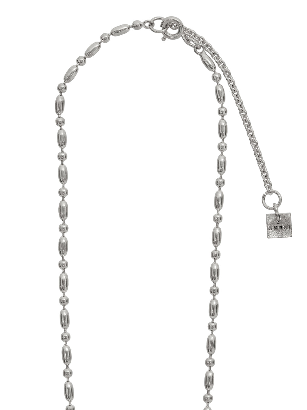 MEDI NICKEL FREE DOUBLE CHAIN PENDANT NECKLACE