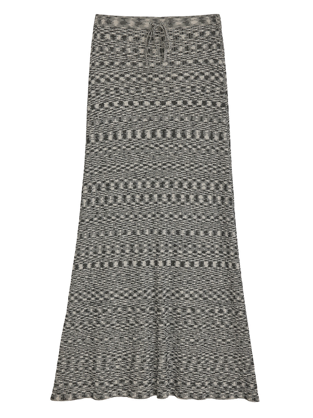 MEDI GRADATION KASURI KNIT FLARE SKIRT
