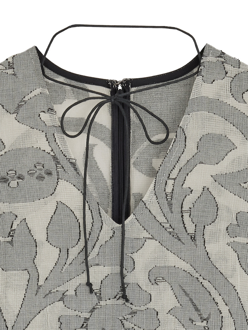 MEDI KITTY V NECK DRESS