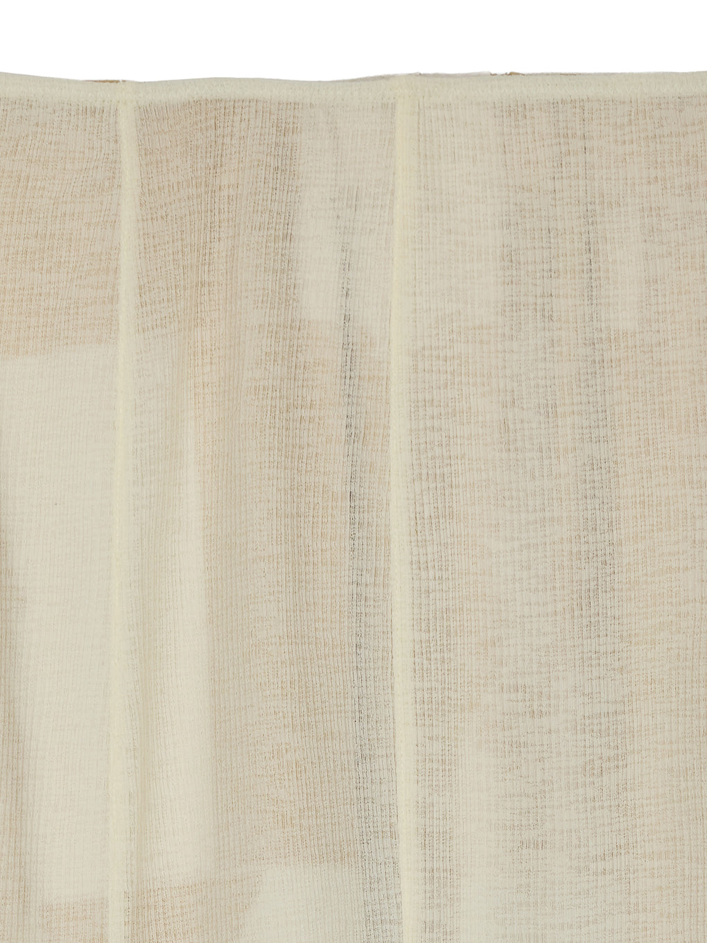 STRAIGHT SKIRT WITH SHEER RIB WAISTCLOTH