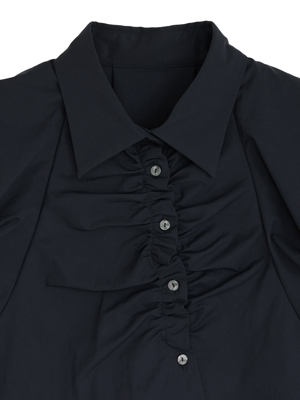 MEDI BALLOON SHOULDER GATHER BLOUSE