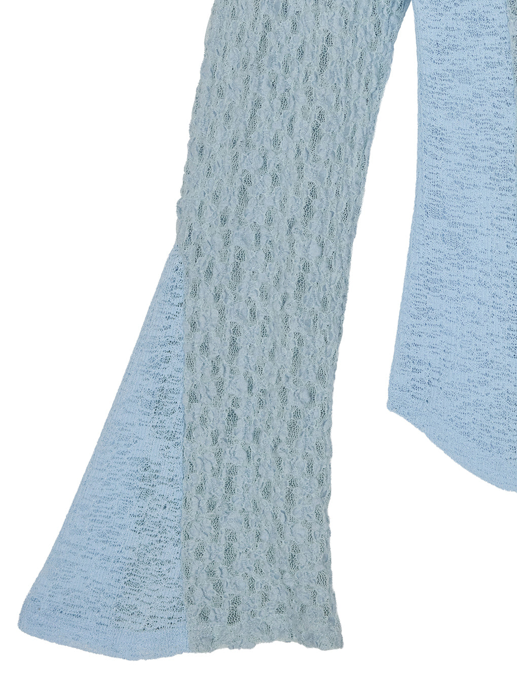 MEDI SHRUNK LACE OPEN COLLAR TOP