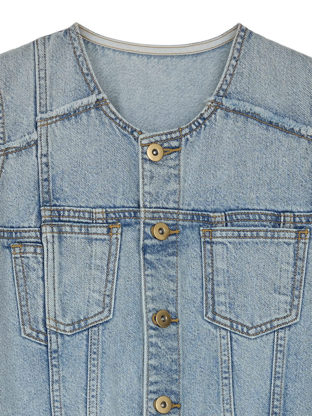 MEDI REMAKE I LINE DENIM DRESS
