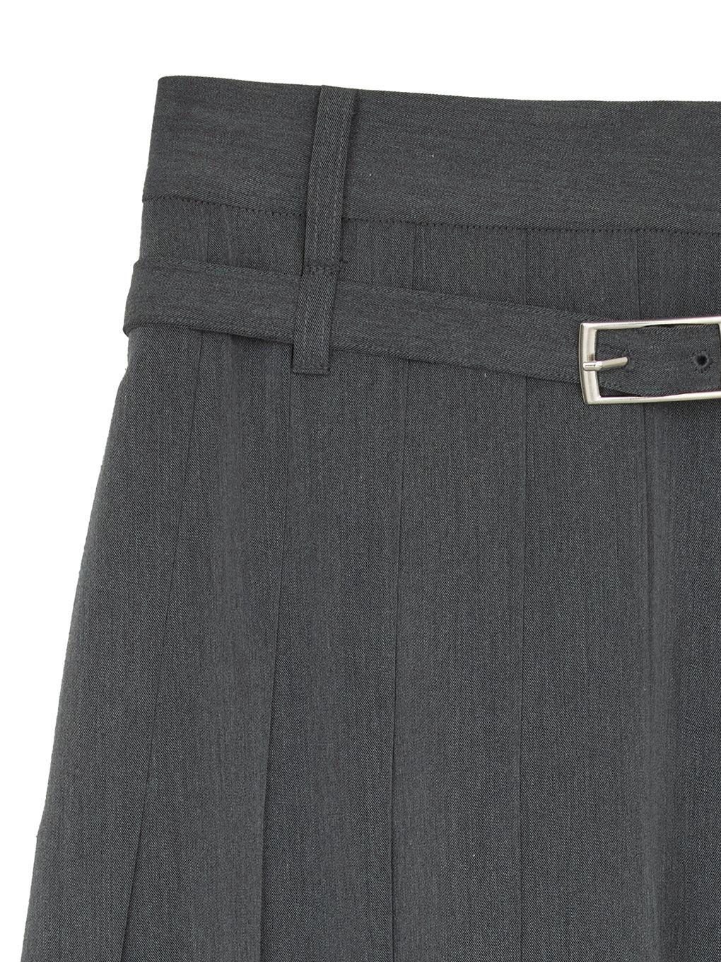 MEDI LOW BELT PLEATS SKIRT