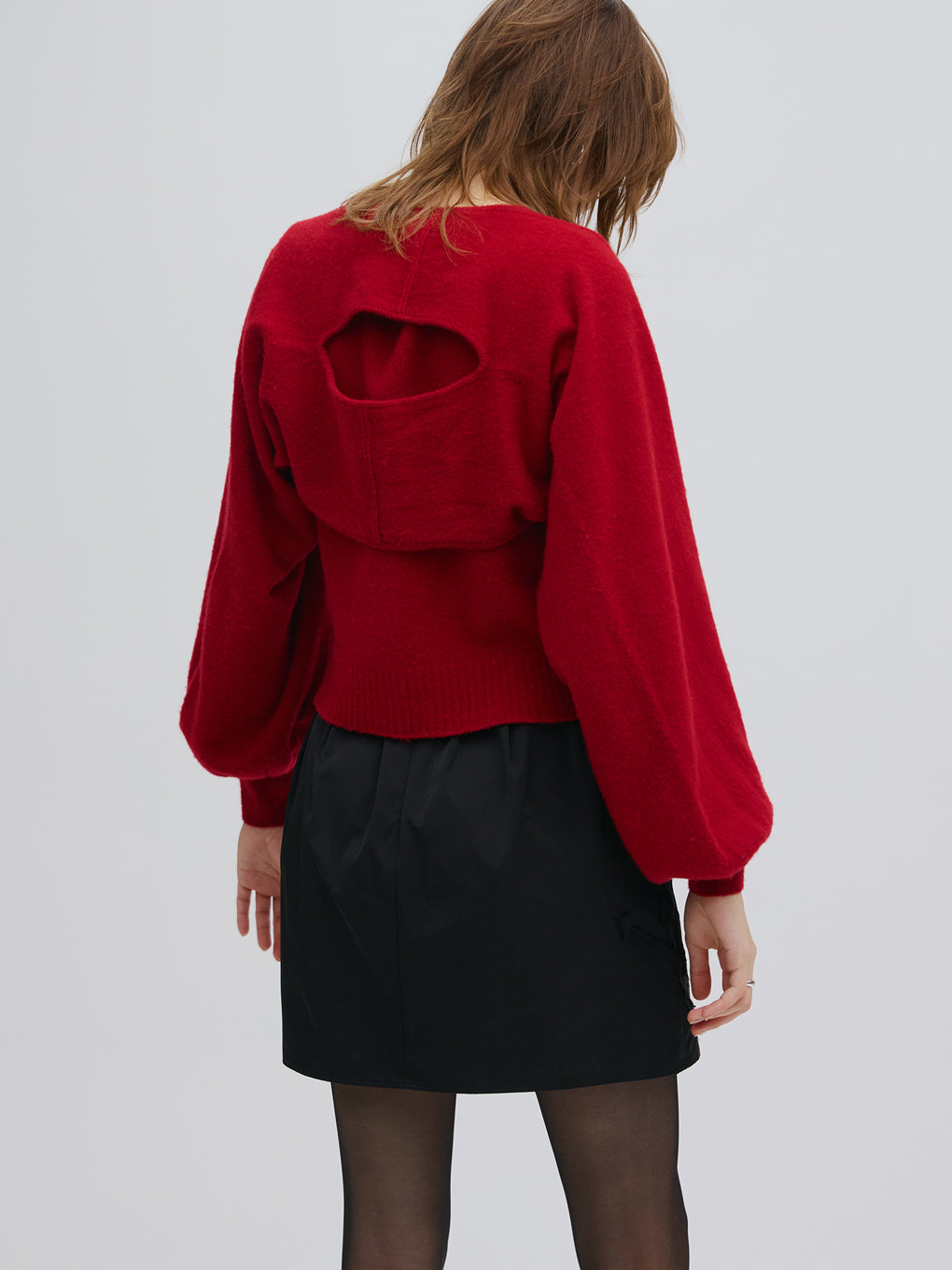 UND FLOUR MOTIF MINI SKIRT