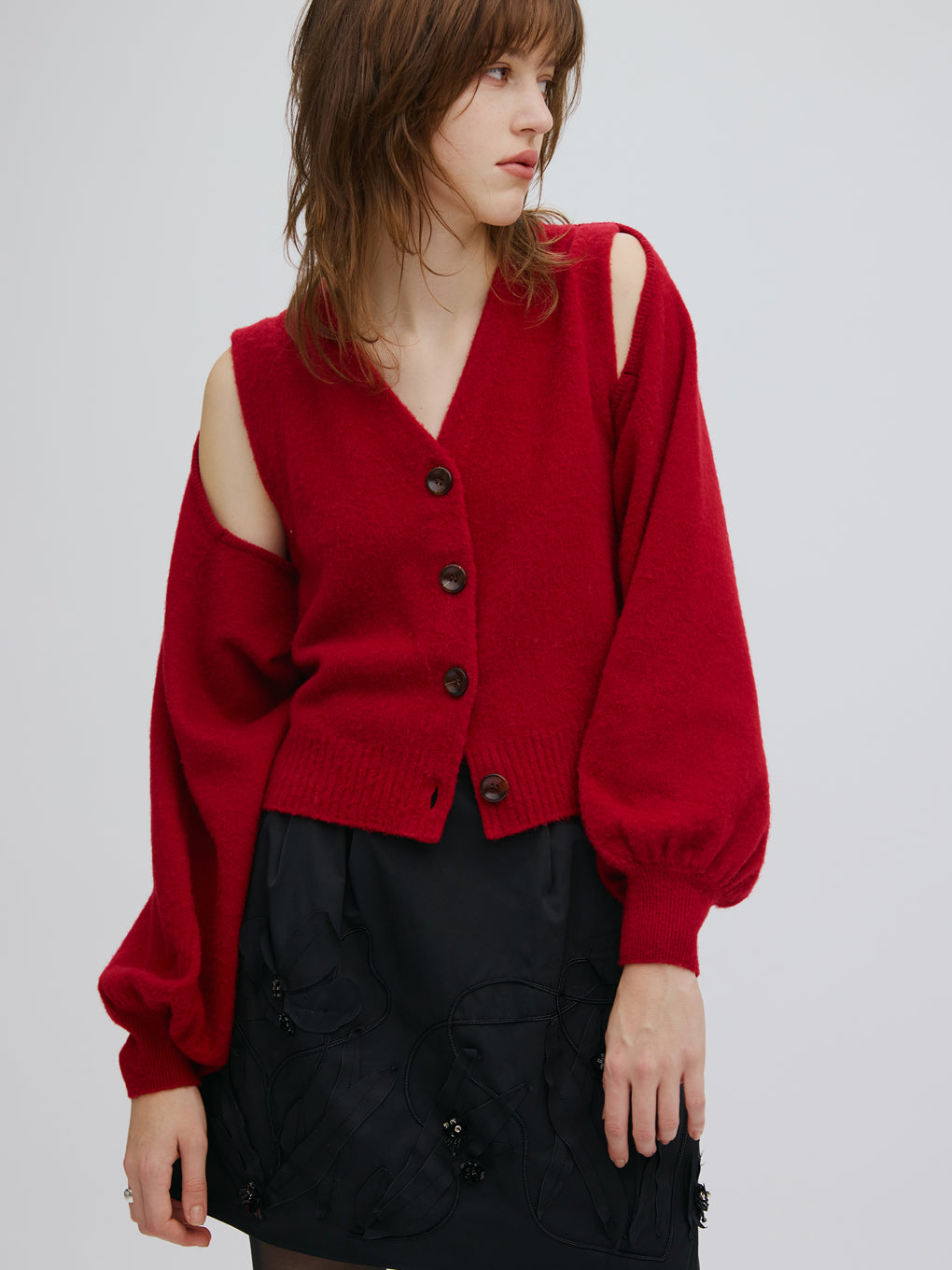 3WAY MINK TOUCH KNIT TOP