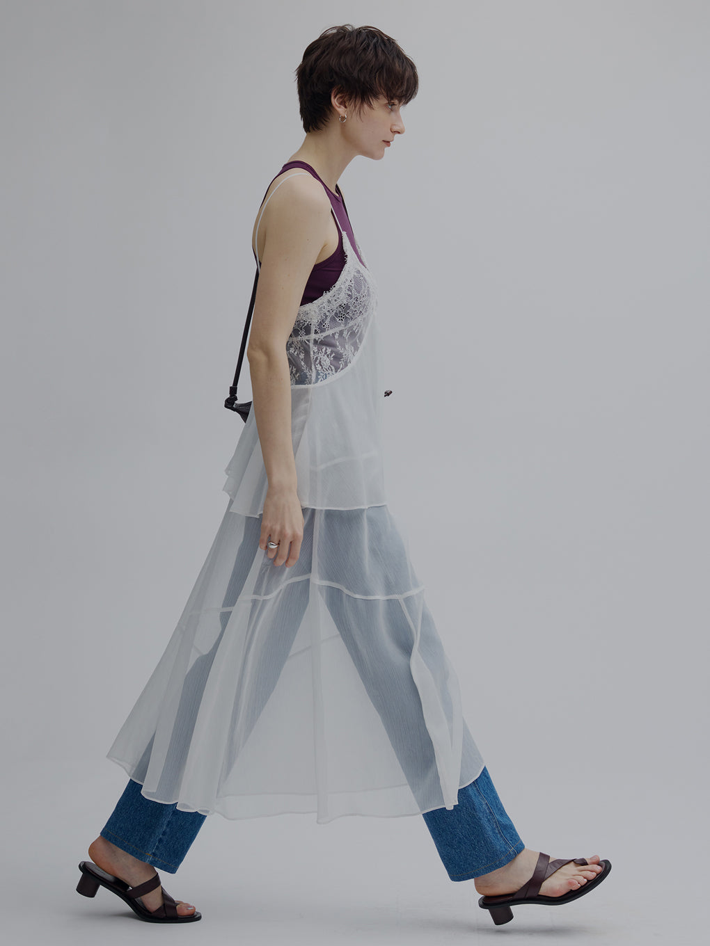 AIRY SHEER LACE CAMISOLE