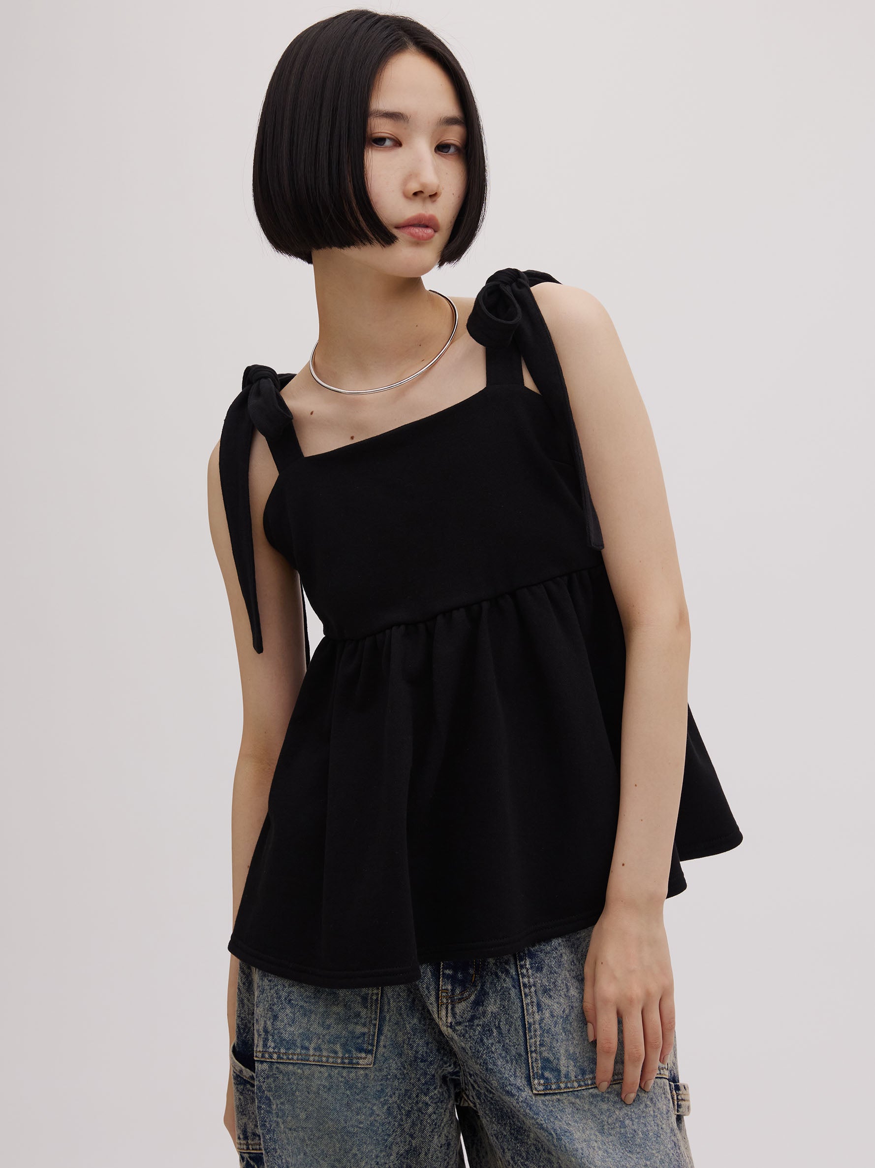 SWEAT PEPLUM SET ROMPERS