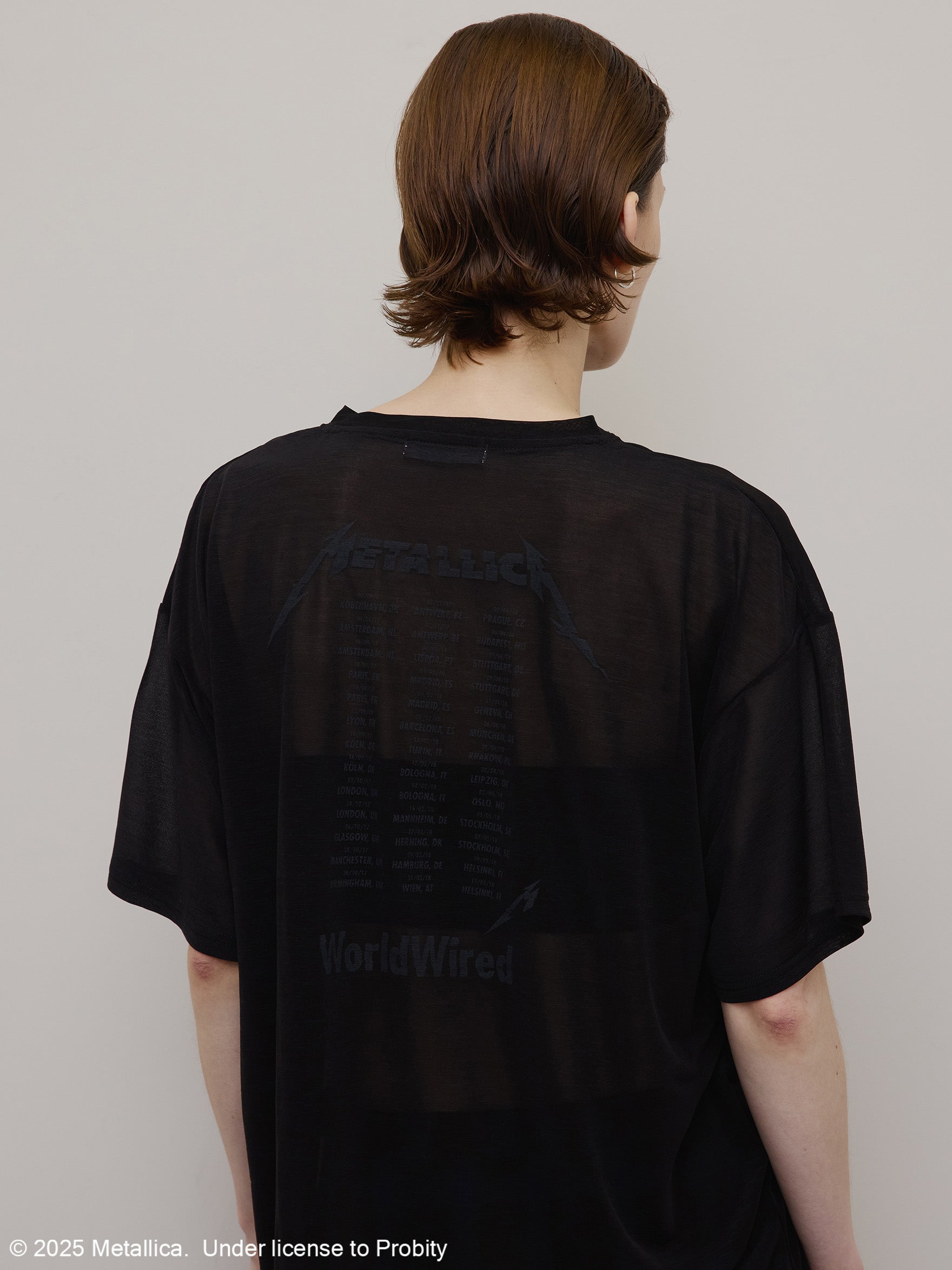 MEDI METALLICA SHEER TEE
