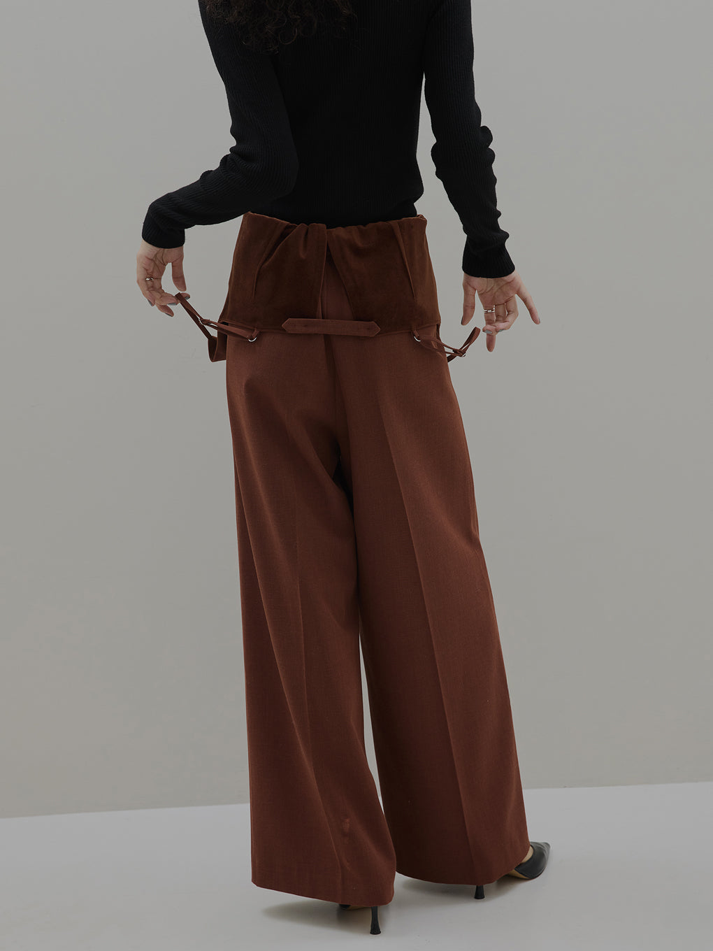 2WAY HOOK ARRANGE SALOPETTE PANTS