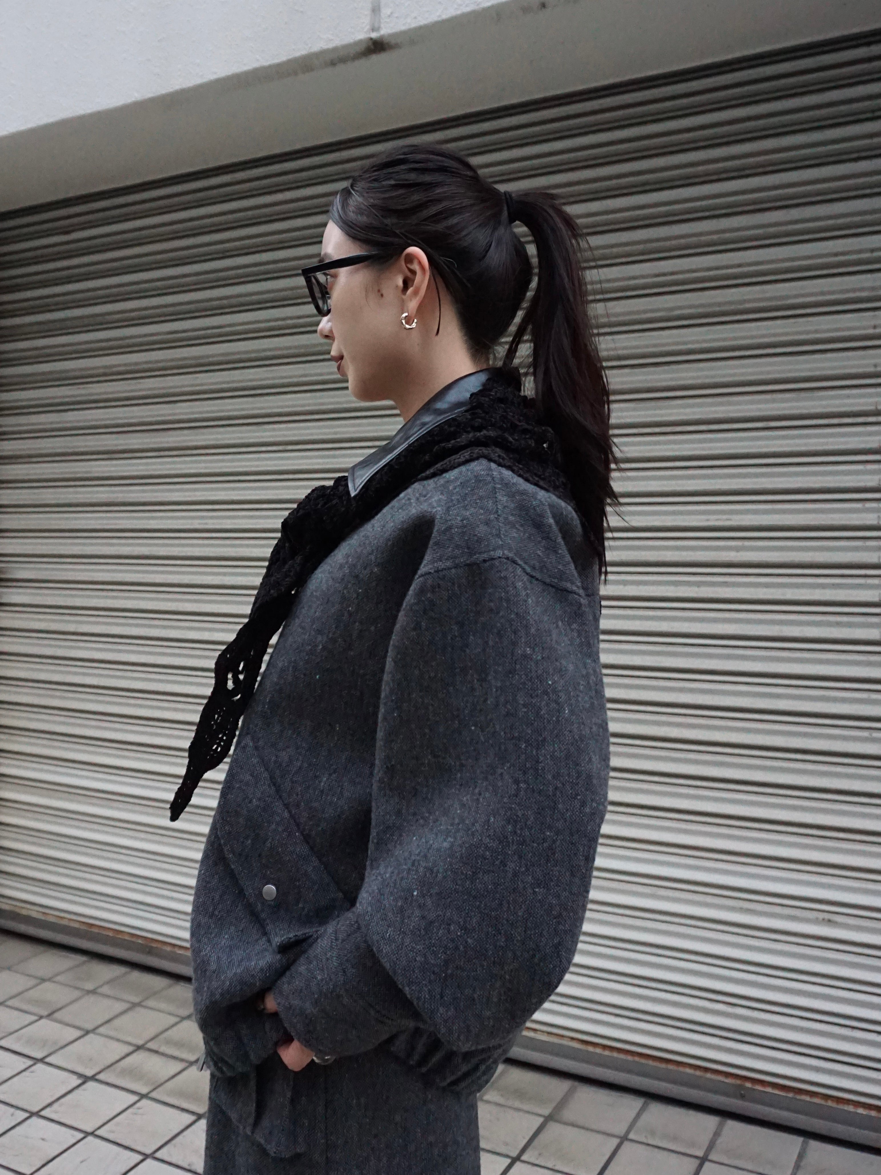 UND TWEED WORK DETAIL BLOUSON