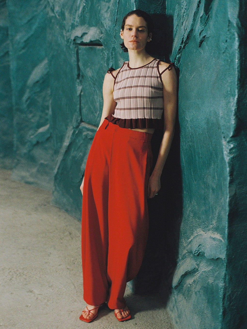 MEDI PURIPURI SHORT KNIT TOP