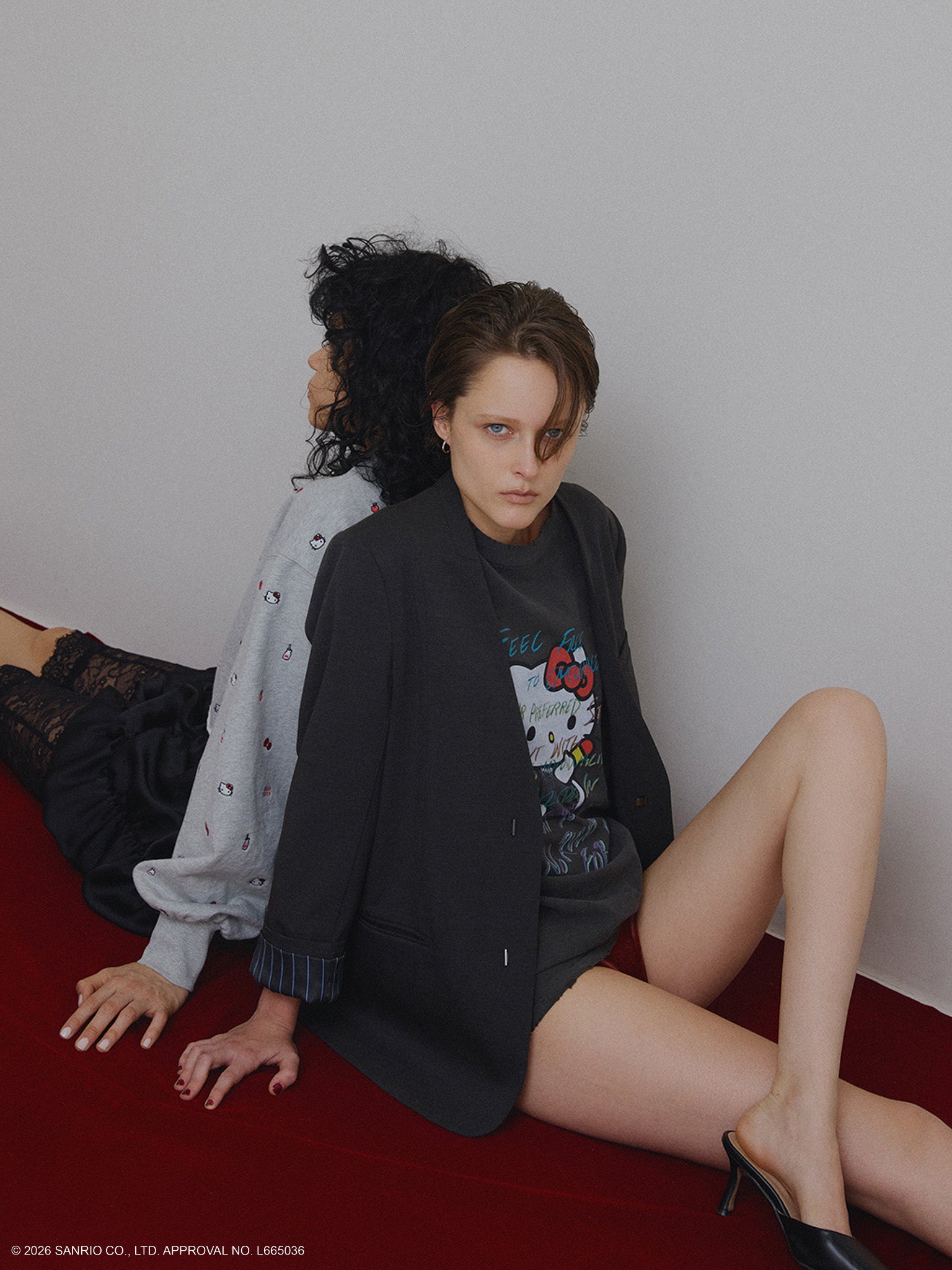 HELLO KITTY×Ameri DAMAGE LONG TEE