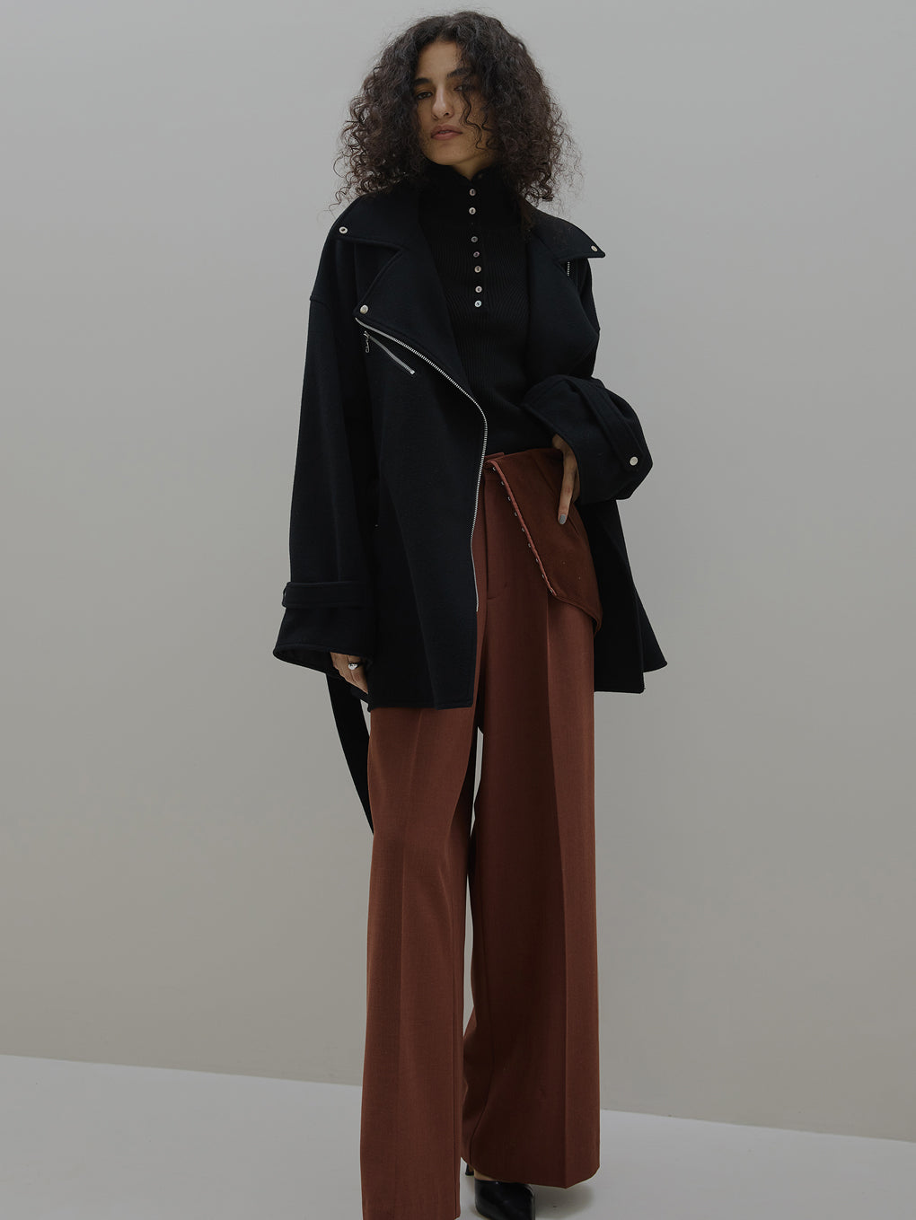 2WAY HOOK ARRANGE SALOPETTE PANTS