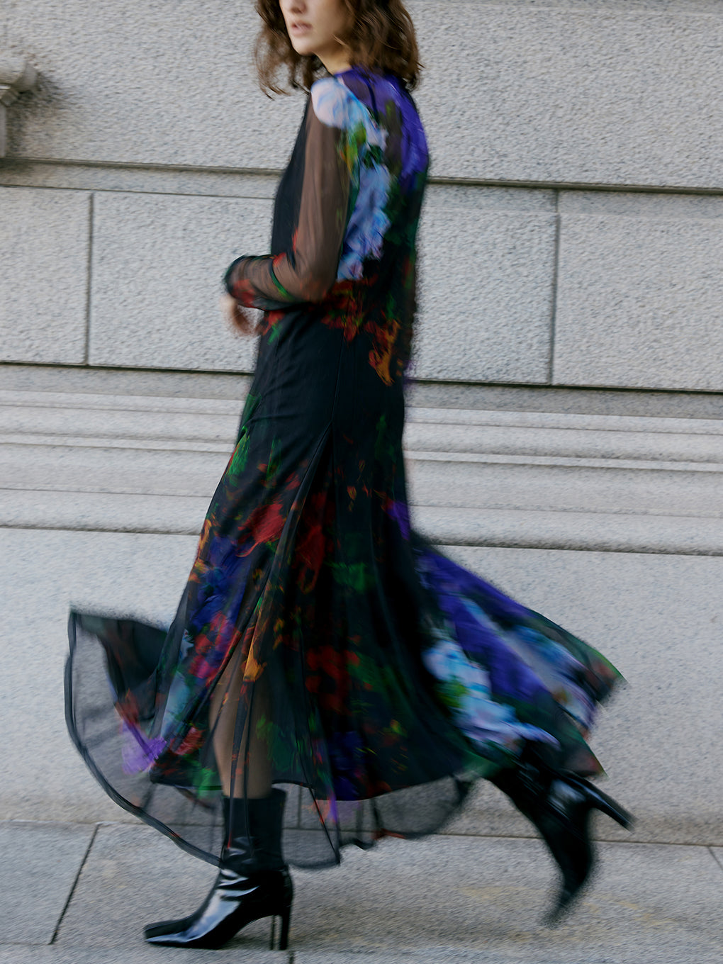UND WHIPPED FLOWER DRESS