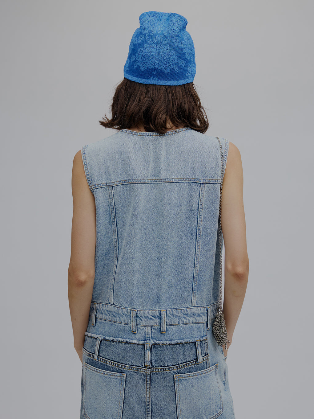 MEDI REMAKE I LINE DENIM DRESS