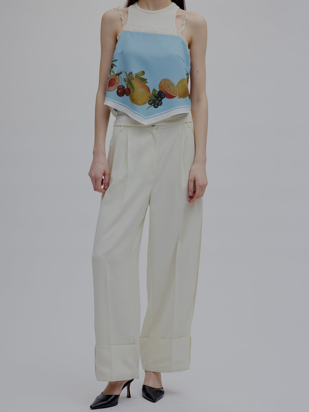 MEDI FOLDED HEM RELAXING PANTS